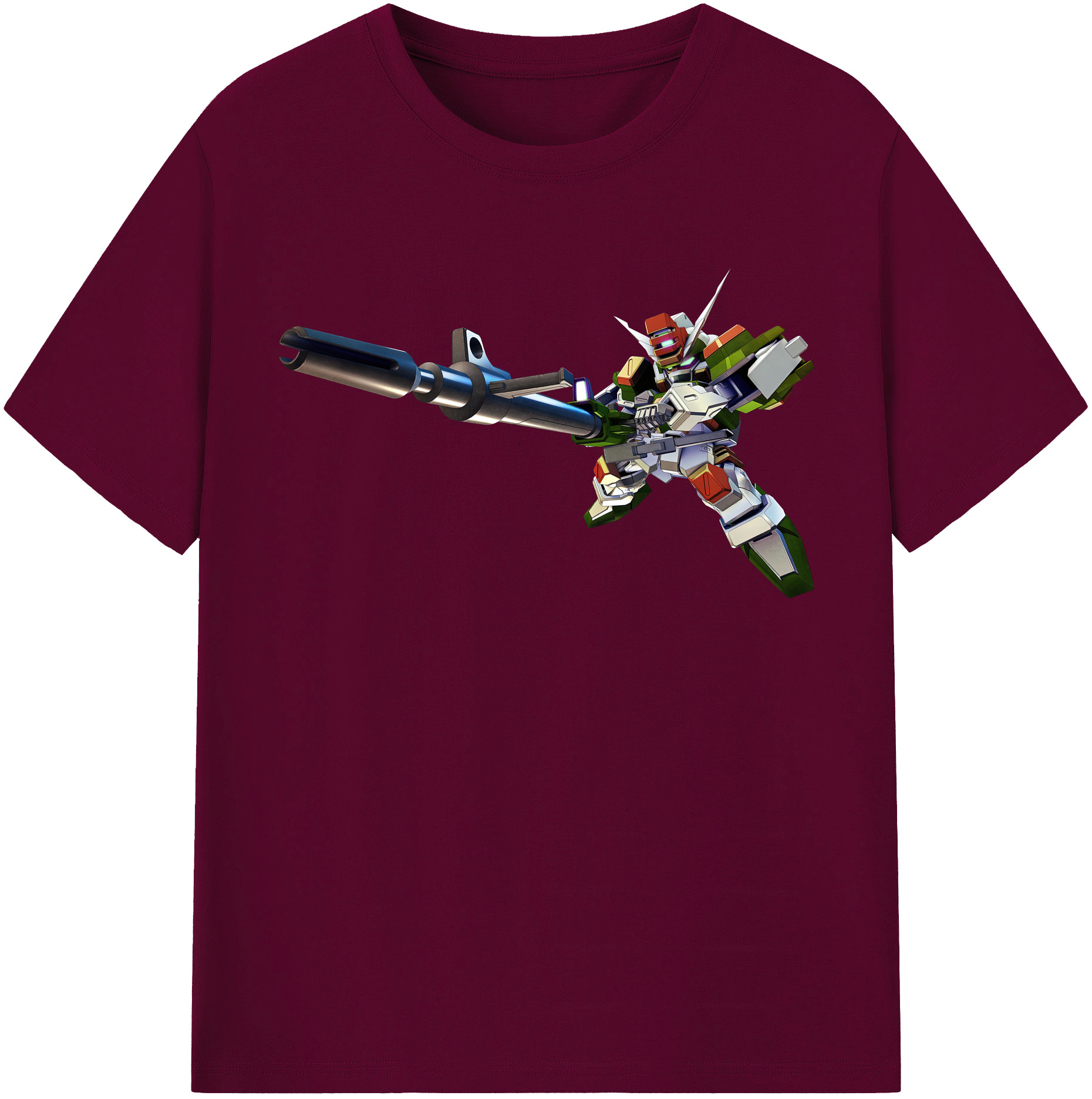 （画像用） 機動戦士ガンダム Mobile Suit Gundam レディースカジュアルプリントTシャツ（綿100％）